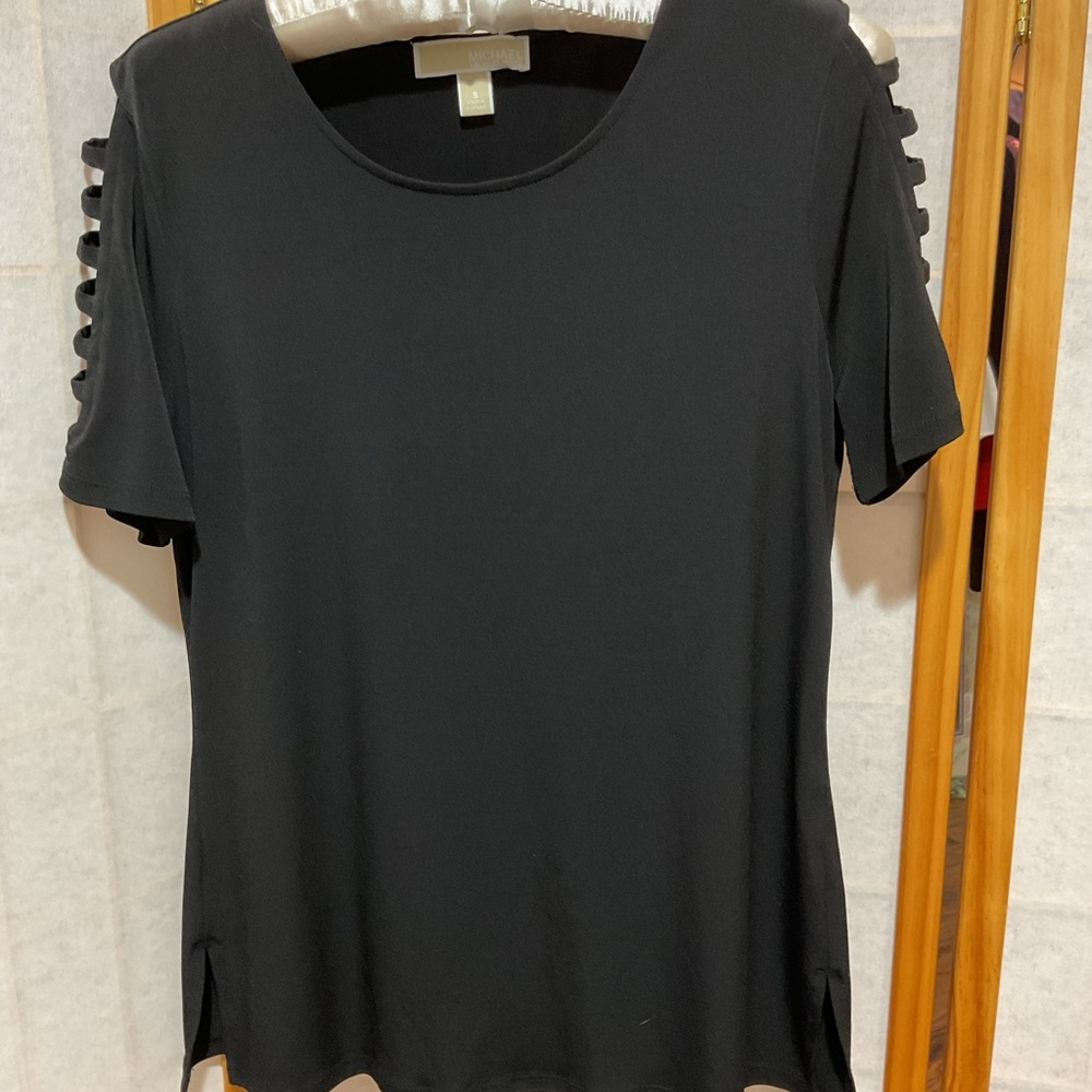 Michael Kors Black Short Sleeve Tee